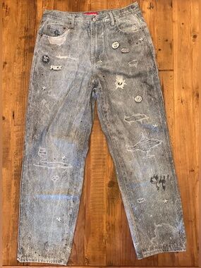 Supreme HJR Trompe L’oeil Loose Fit Pants (Size 34)
